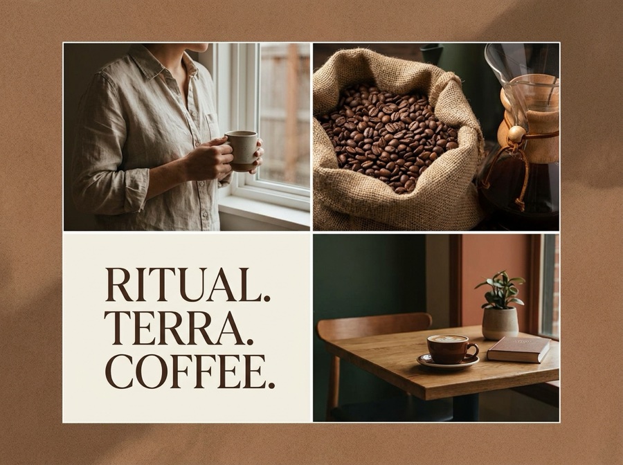 Brand Visual Storyboard example