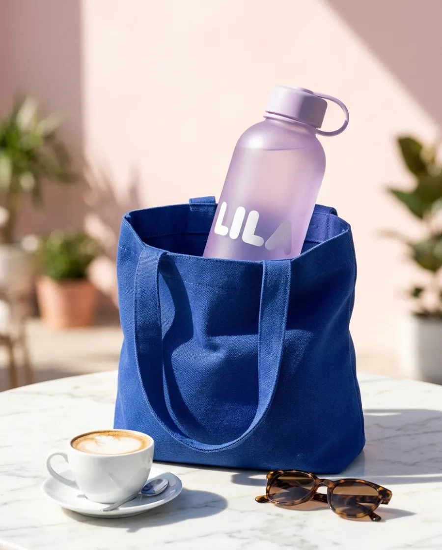 Brand product in. Sponsored posts out.: In her bag, made with AI
