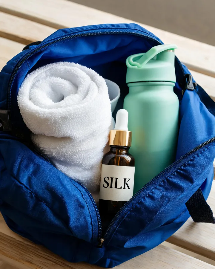 Gym bag, made with AI
