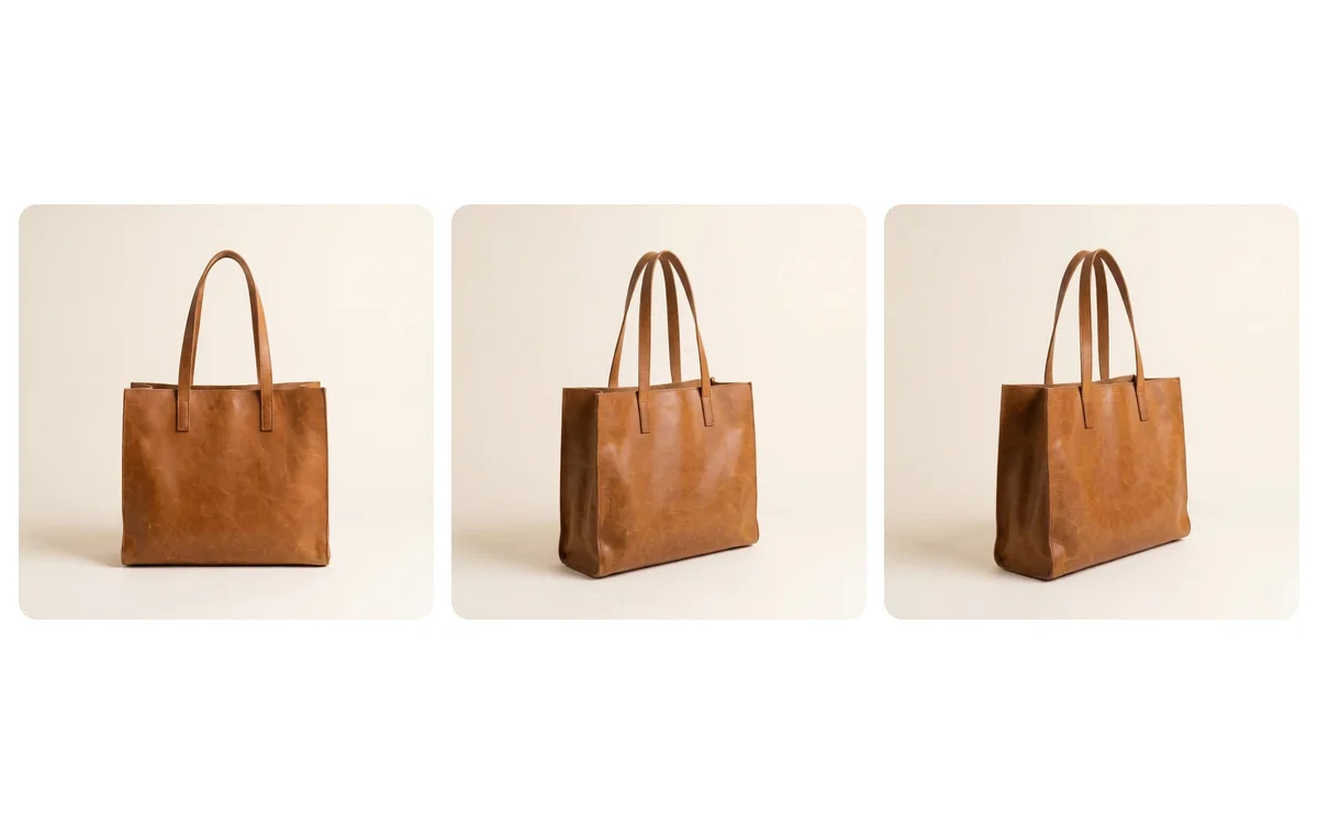One product from three angles
