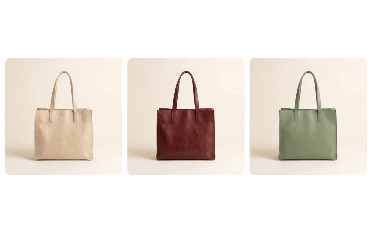 One product in three colours